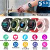 1.3in Wireless Fitness Tracker IP67 Waterproof Smart Watch Sport Bracelet w/Heart Rate Blood Pressure Sleep Monitor For Android IOS