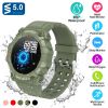 1.3in Wireless Fitness Tracker IP67 Waterproof Smart Watch Sport Bracelet w/Heart Rate Blood Pressure Sleep Monitor For Android IOS