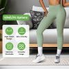 Women\'s High Waist Workout Leggings Tummy Control Compression Yoga Tight Pants Gym Pants Athletic Running Leggings with 25In Inseam No Front Seam